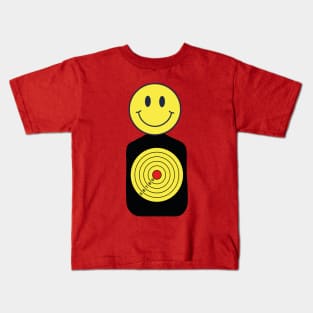 Smiley Face Target Kids T-Shirt